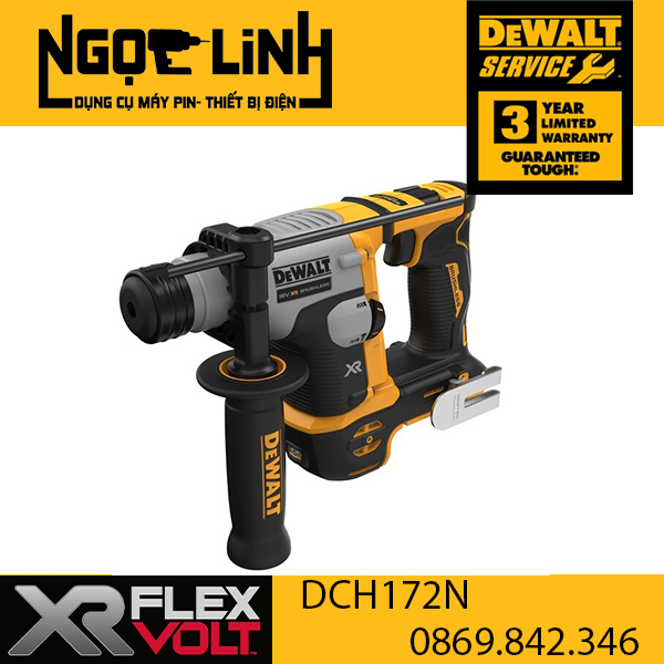 Thân máy khoan bê tông Deawalt DCH172N ( Máy khoan búa dùng pin 20V Dewalt DCH172)
