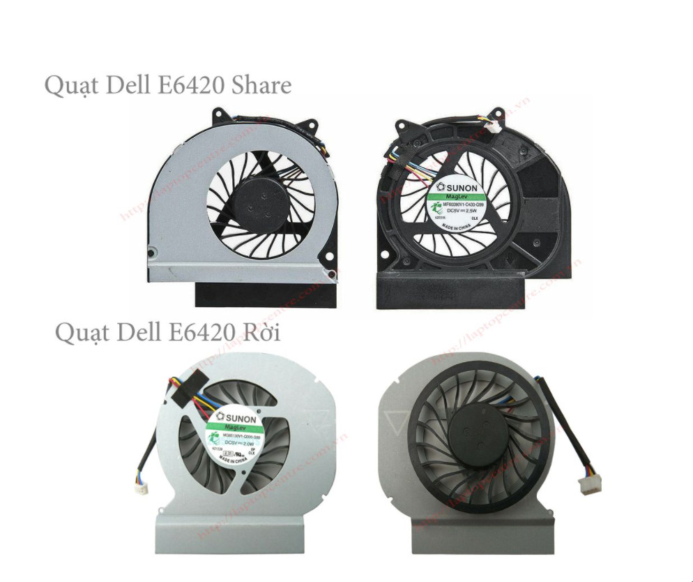 Quạt tản nhiệt laptop Dell E6220 E6230 E6330 E6400 E6410 – E6420 E6430 – E6440 Latitude