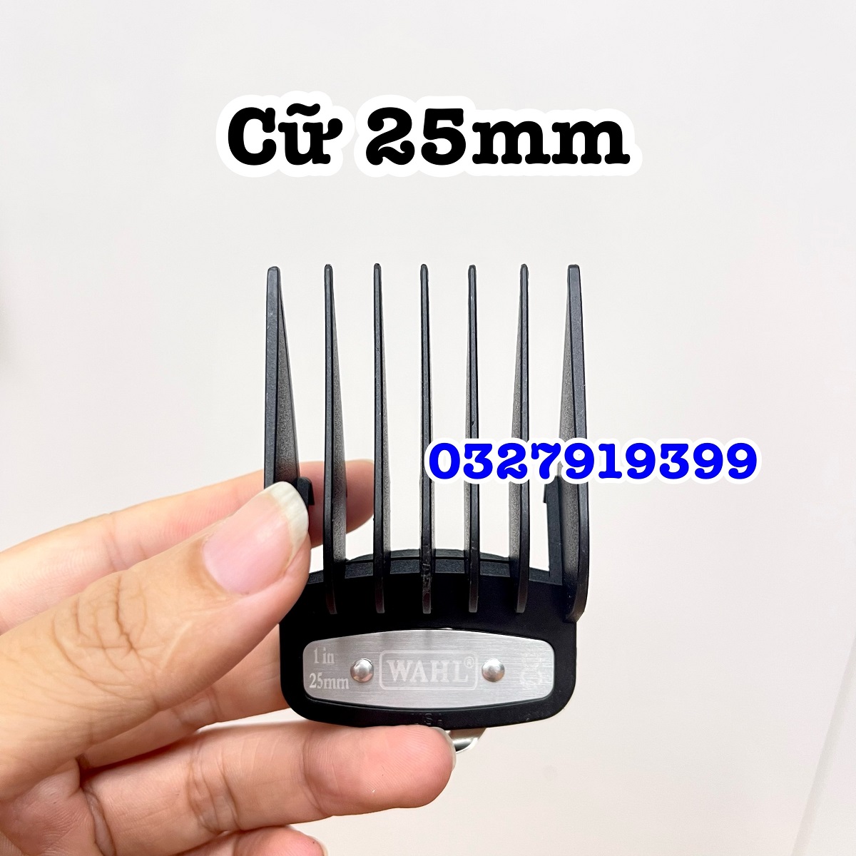 Cữ tông đơ 1,5mm gá thép WAHL - 1,5 3 4,5 25mm