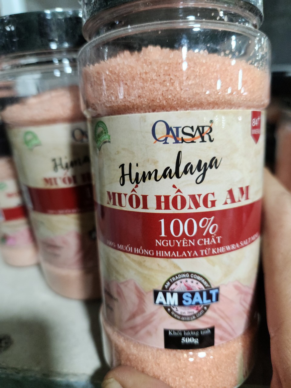 (Hàng nhập khẩu) Muối Hồng Himalaya 500g
