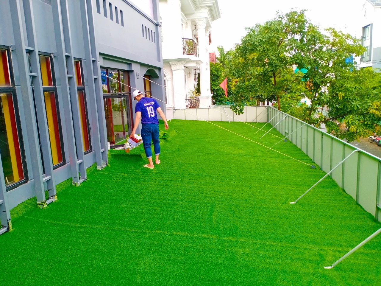 Cỏ Nhân Tạo lót sàn vỉa hè cao 2cm combo rộng 2m x 1m ,15m,2m ,2,5m ,3m , Thảm cỏ nhựa lót bể cá