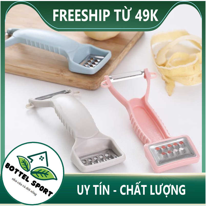 Dao bào gọt rau củ quả 2 đầu lúa mạch đa năng