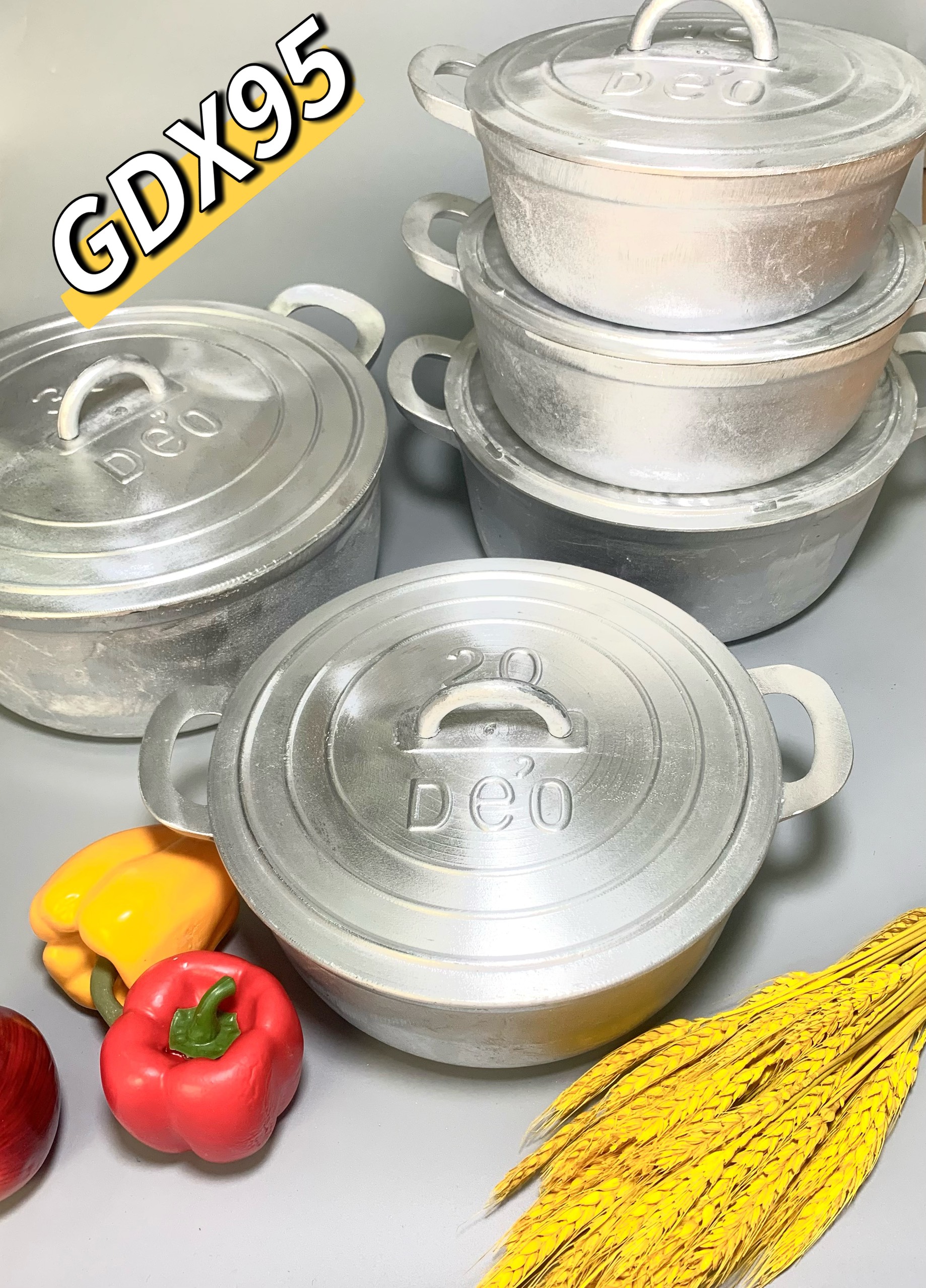 Nồi gang đúc 25cm siêu dầy siêu bóng