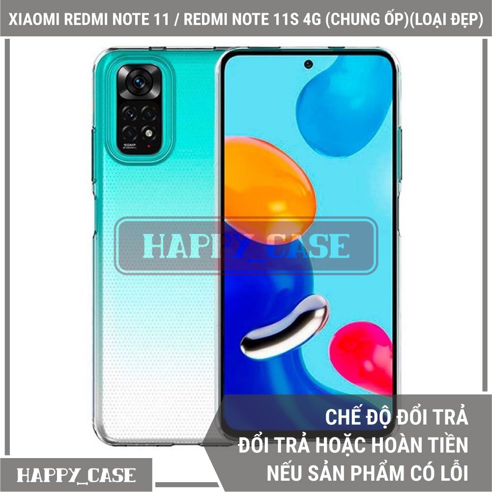 Ốp Lưng Điện Thoại XIAOMI REDMI NOTE 11 / REDMI NOTE 11S 4G (CHUNG ỐP LƯNG)(LOẠI ĐẸP) Thin Transparent Silicon