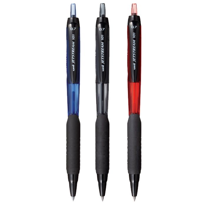 Bút bi bấm mực UNI SXN-101 (0.5mm, 0.7mm) / SXN-101FL PASTEL (0.5mm) Jetstream - Bút bi Nhật Bản