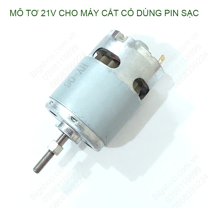 Mô tơ 21V dùng cho máy cắt cỏ chạy pin sạc