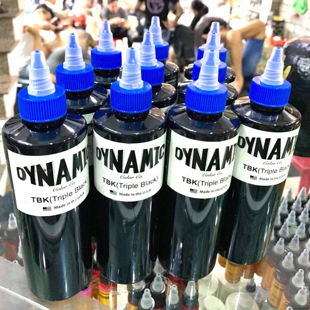 Mực Xăm đen Dynamic TBK 30ml / 1oz chai chiết