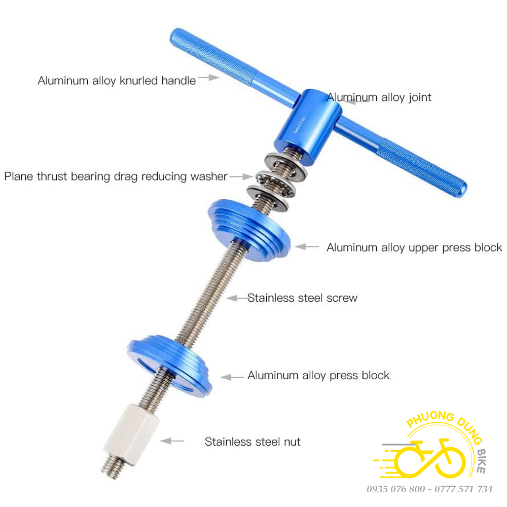 Dụng cụ (Tool) ép trục giữa BB, chén cổ xe đạp