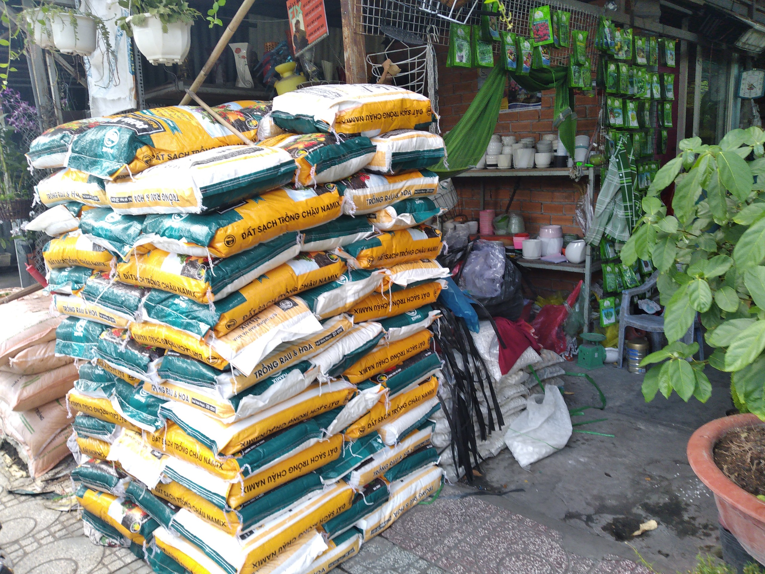 đất sạch trồng rau cao cấp namix 20dm3