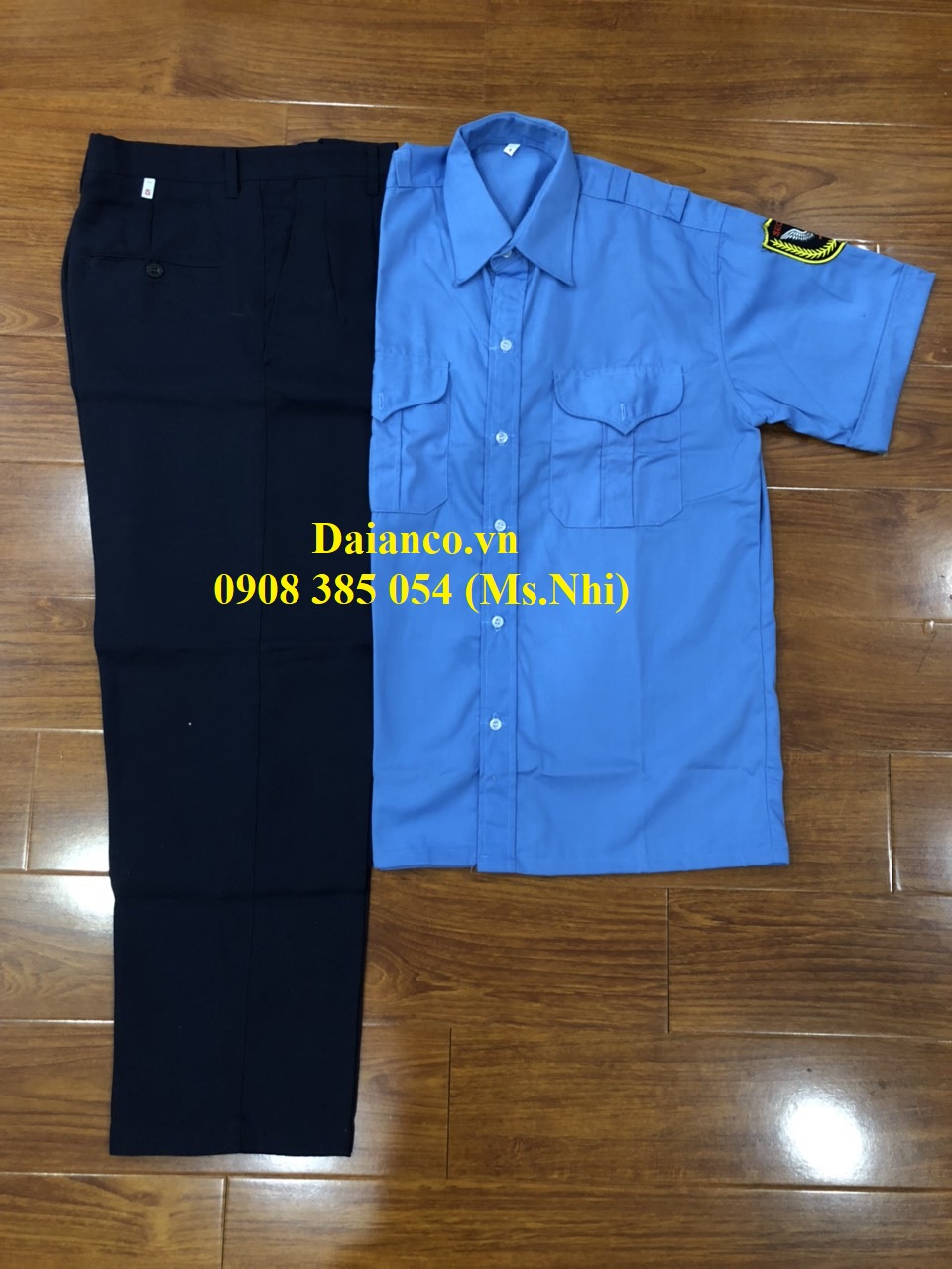 (Combo 2 món) Áo bảo vệ tay ngắn kèm quần bảo vệ vải si dày dặn, thoáng mát- Hình thật