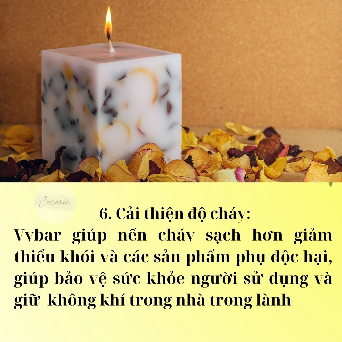 Additive candle making additive vybar