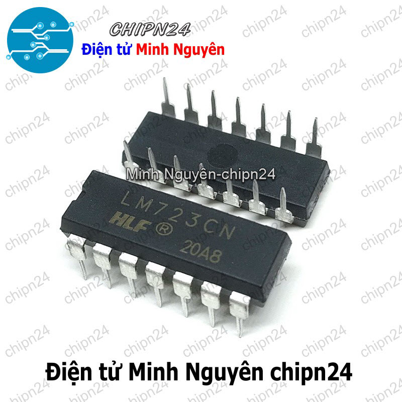 [1 con] (DIP) IC LM723 DIP-14 (LM723CN 723) - HH000404