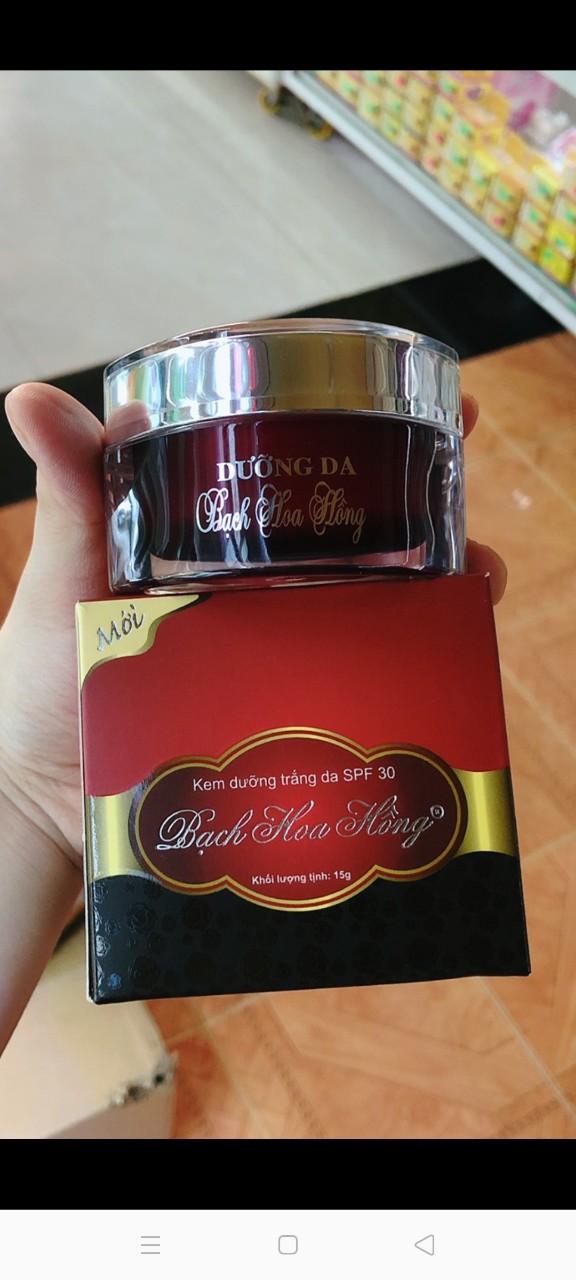 KEM BACH HOA HỒNG 15G MẪU MỚI