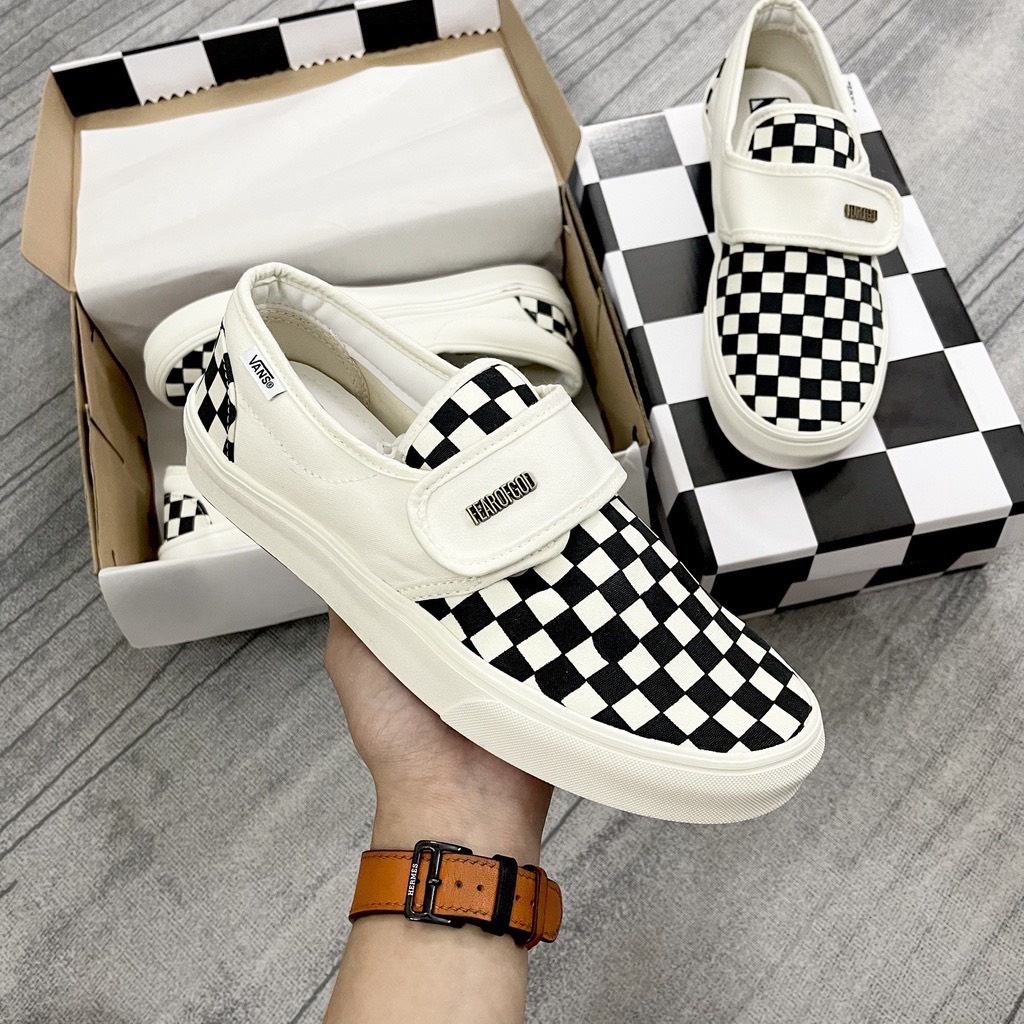 [Rẻ Vô Địch] [Sale sốc ] Giày VANS CARO lười full box bil