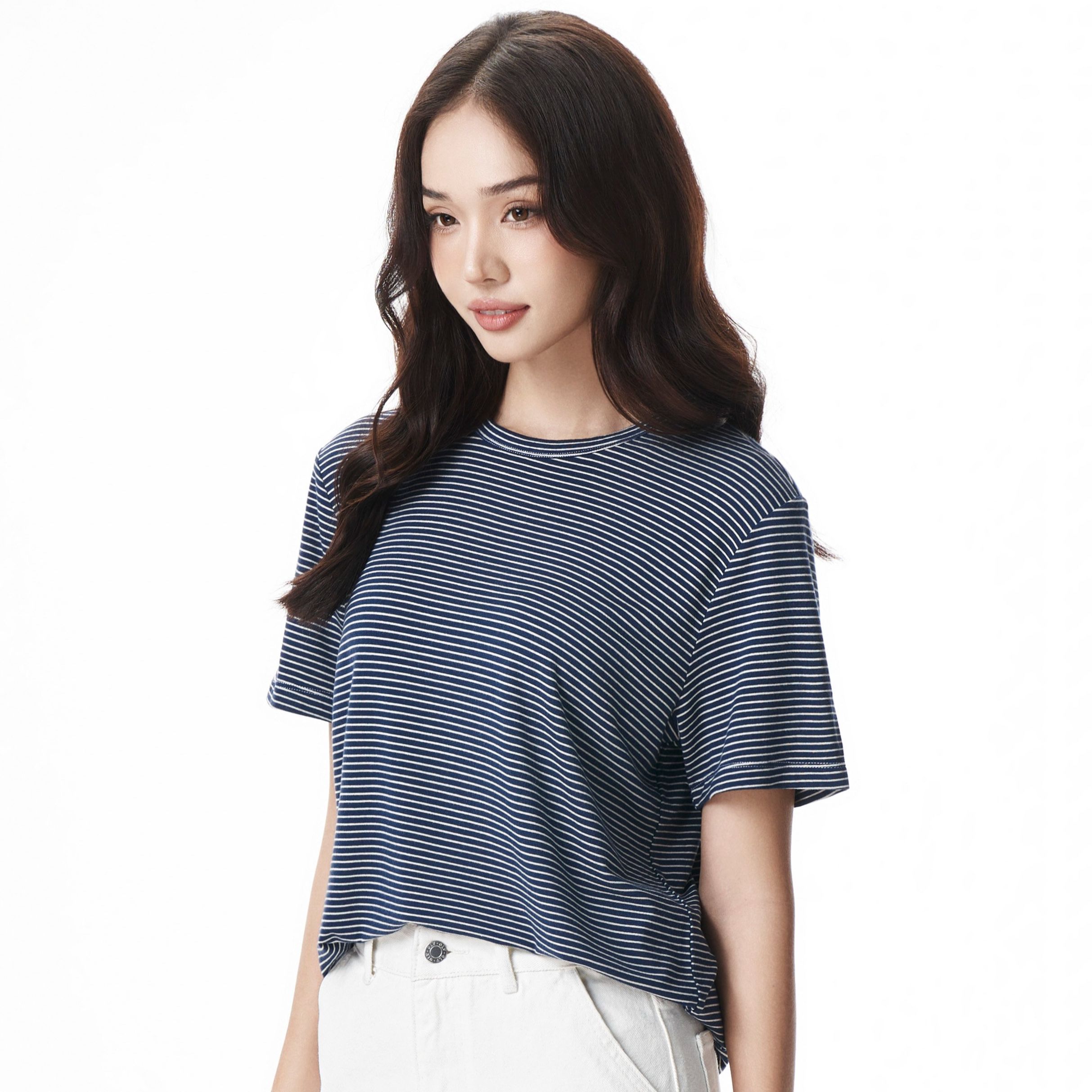 Voucher siêu sale 15% olv - áo thun stephanie basic t shirt