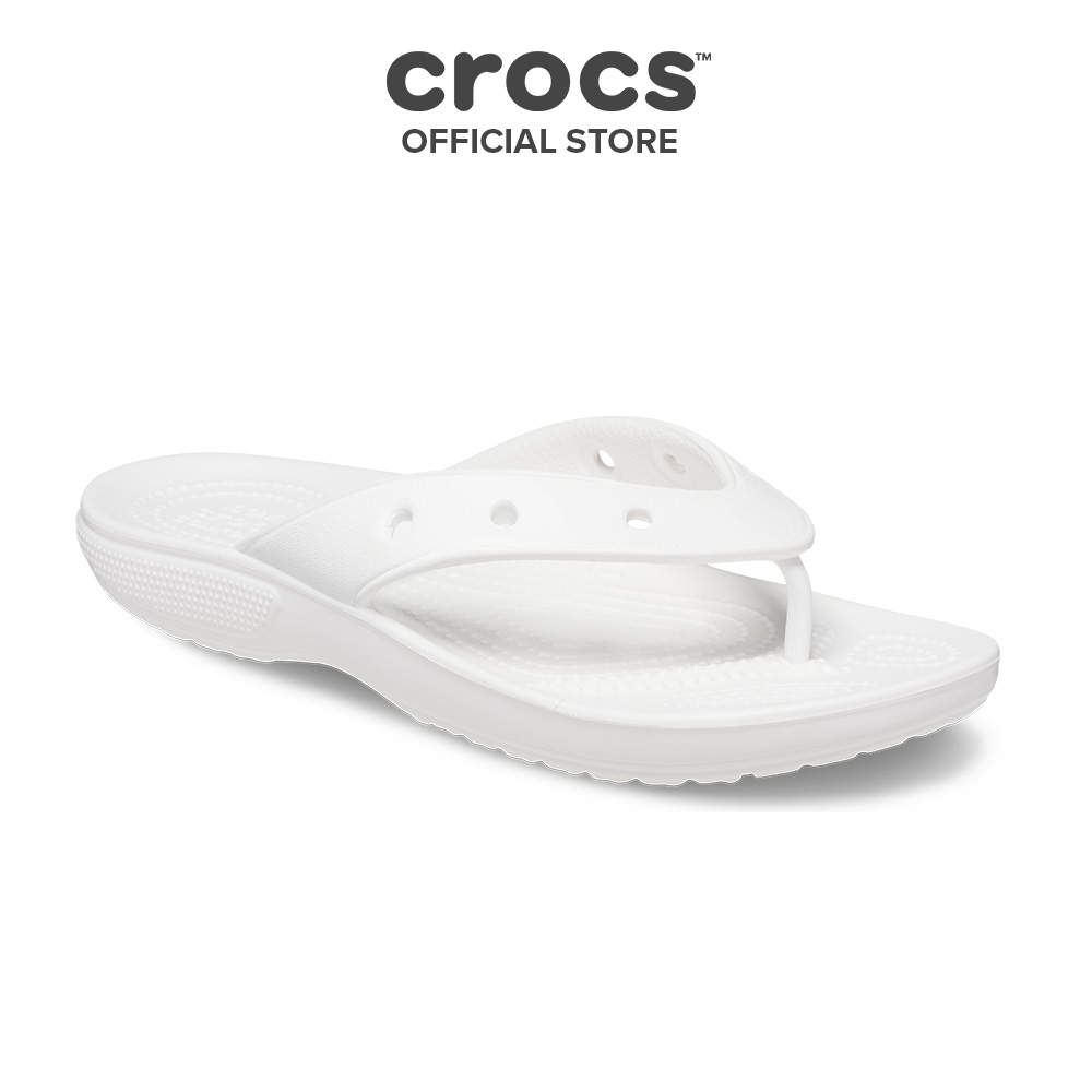 Dép Xỏ Ngón Unisex Crocs Classic - White