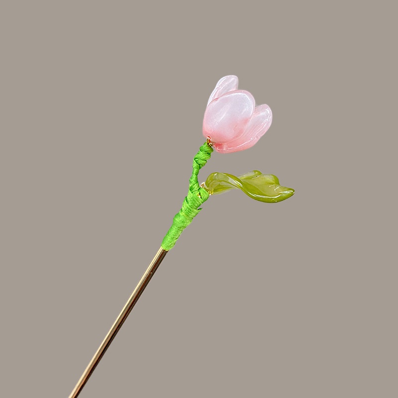 Trâm búi cài tóc hoa tulip