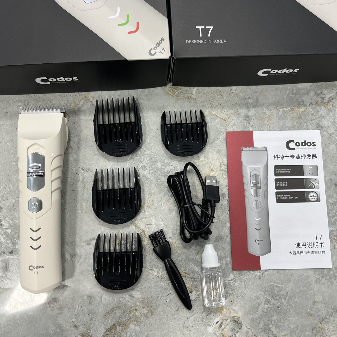 Tông Đơ Cắt Tóc Codos Chc-T7 Hàng Cao Cấp