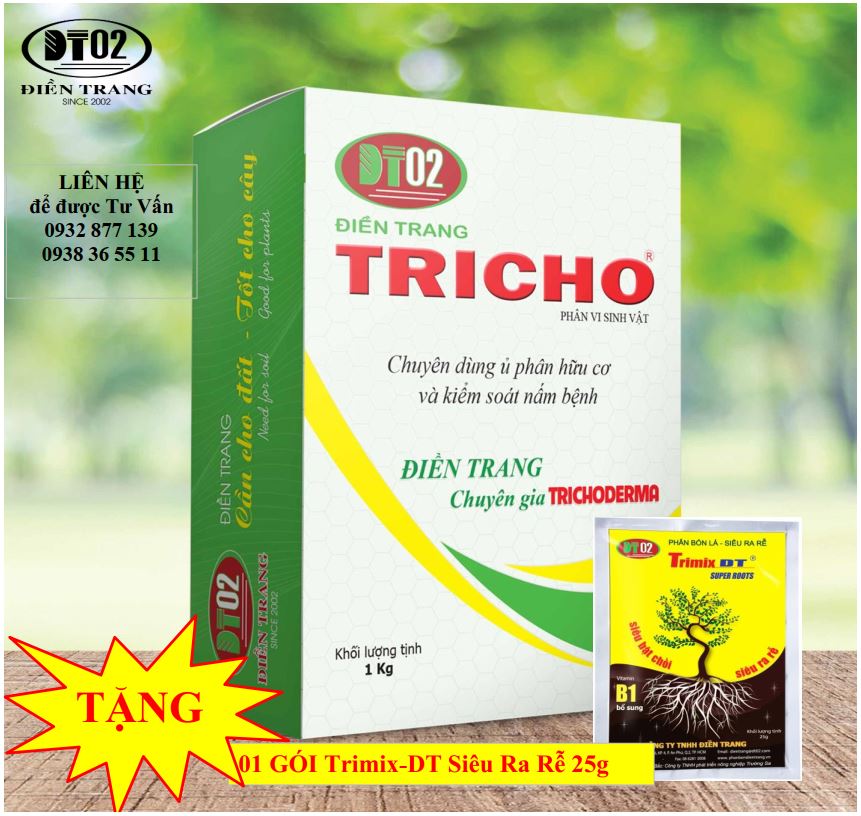 Trichoderma Men ủ ngăn ngừa nấm bệnh 1Kg
