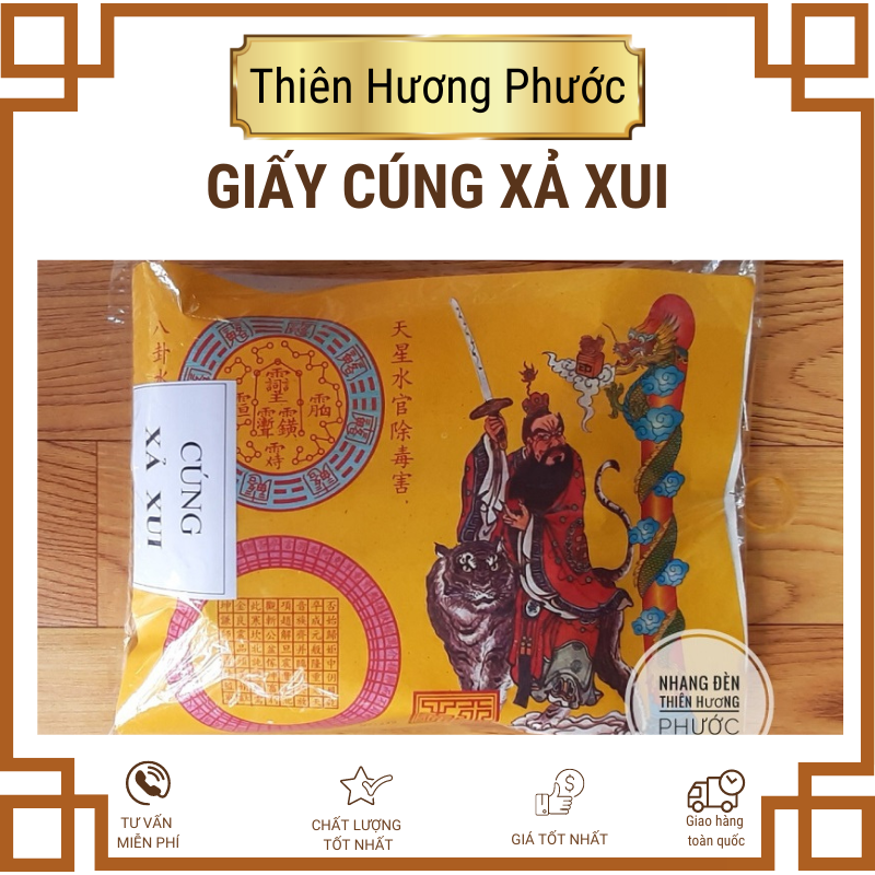 Giấy cúng xả xui giảm bớt vận rủi có giấy vuốt