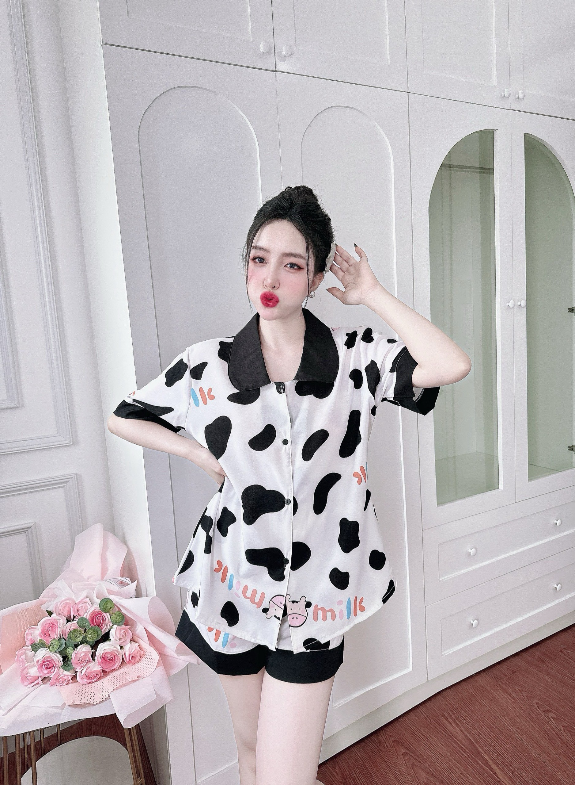 Đồ Bộ Ngủ Nữ Đùi Lụa Nhật Bigsize 50-100kg Mặc Nhà