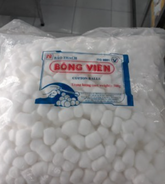 Bông viên y tế Bảo Thạch túi 500g