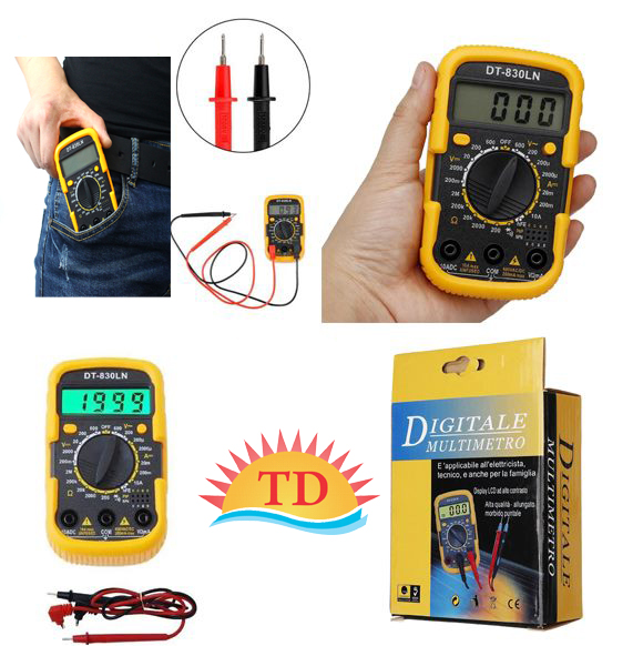 Đồng hồ đo vạn năng cho thợ điện tử dt-830ln