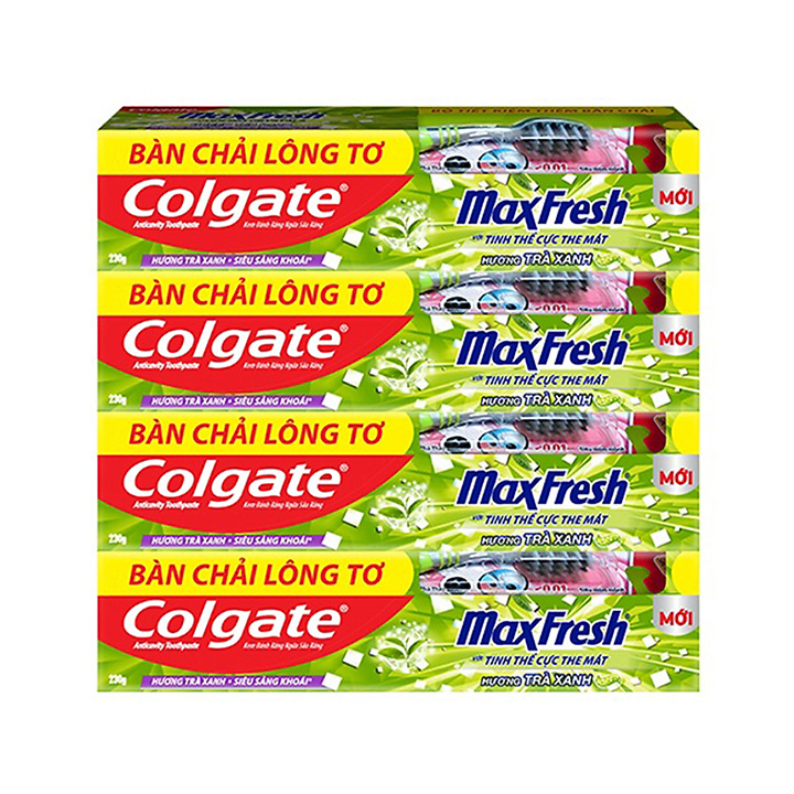 KEM ĐÁNH RĂNG MAXFRESH 225G HƯƠNG BẠC HÀ+ BCDR CAO CẤP