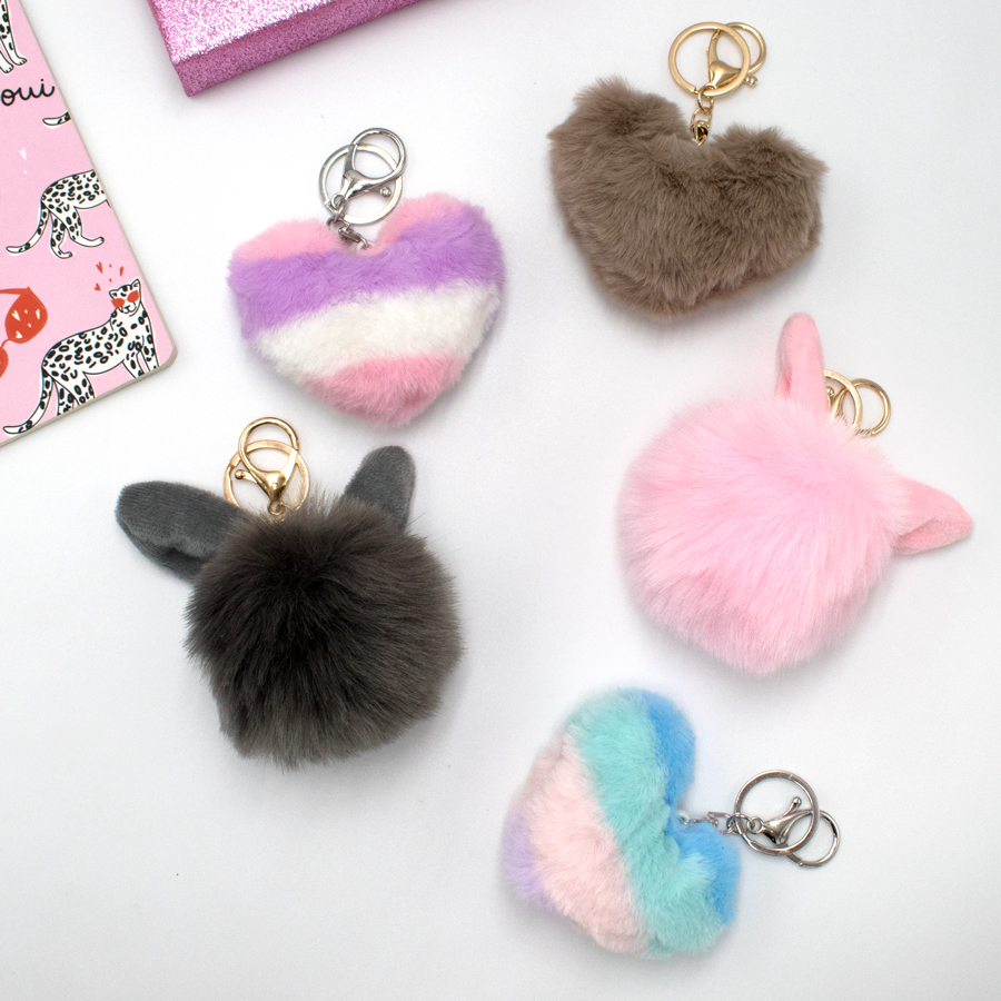 Móc Khóa CLEVER HIPPO Pom Pom POMPOM/KCP2401