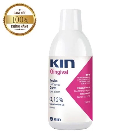 Nước súc miệng Kin Gingival 250ml - Chlorhexidine - Viêm nướu