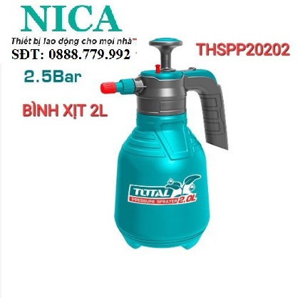 Bình xịt 2l total thspp2021 | bình xịt tưới cây dung tích bình xịt: 2l cần bơm bằng nhôm dùng để tưới cây và phun thuốc