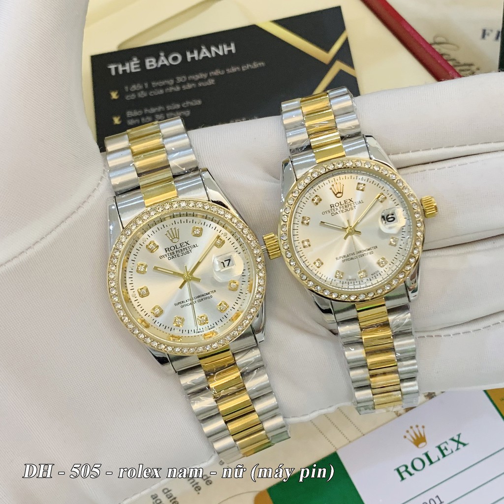 Full box - Nam nữ - Được xem hàng Đồng hồ Rolex Nam nữ - Bảo hành 12th -