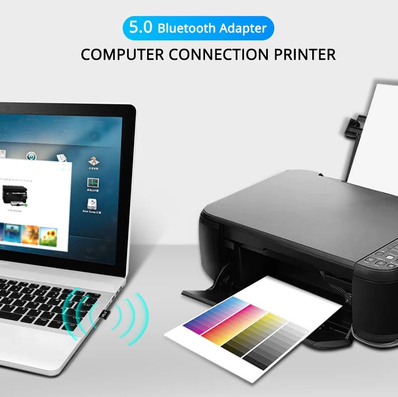 USB Bluetooth 5.0 cho PC -USB Bluetooth Máy tính kết nối 20m V5.0