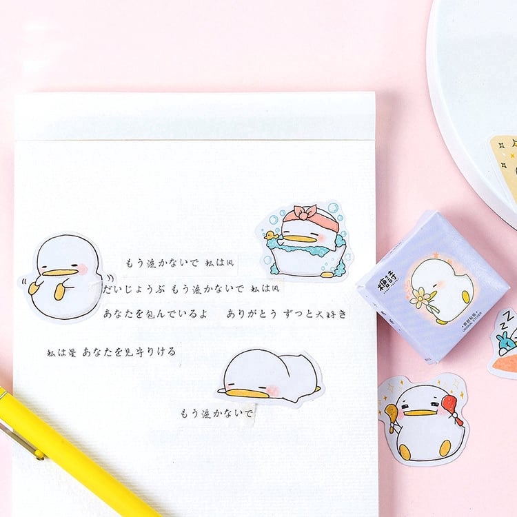 Hộp 45 Sticker dán Vịt Con