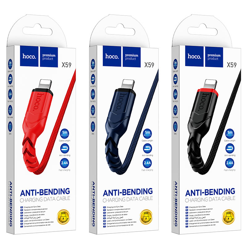 CÁP SẠC MIRCO USB I.P TYPE C X59 SIÊU CHẤT LƯỢNG 1M /2M-HT
