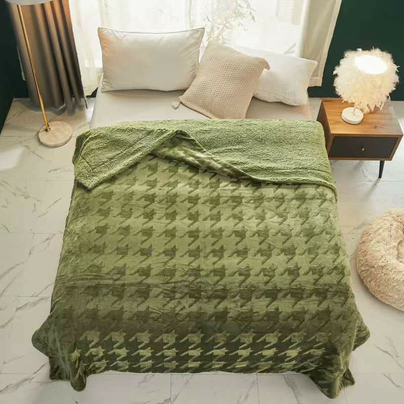 Chăn lông cừu ultimate ép hoa sang trọng