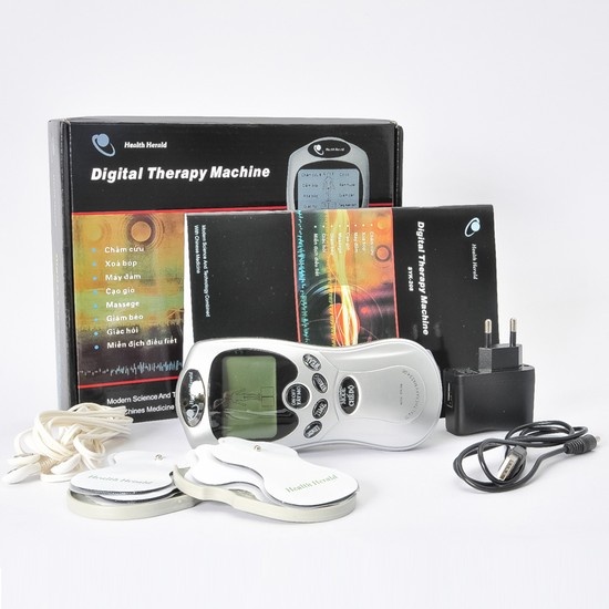 Máy massage trị liệu xung điện 4 miếng dán