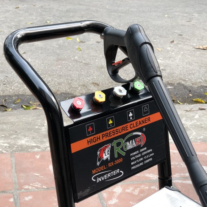 Máy Rửa Xe Cao Áp 3kw Romano RX-3000