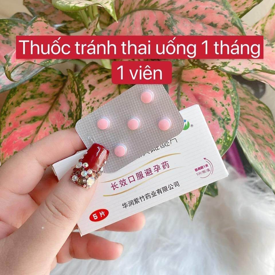 [Vỉ 5Viên] Tranh Thai An Toàn 1Tháng 1Viên