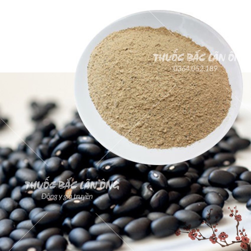 Bột đậu đen 100g, bột đỗ đen rang thơm, nghiền mịn, giúp thanh nhiệt, mát gan, hỗ trợ giảm cân