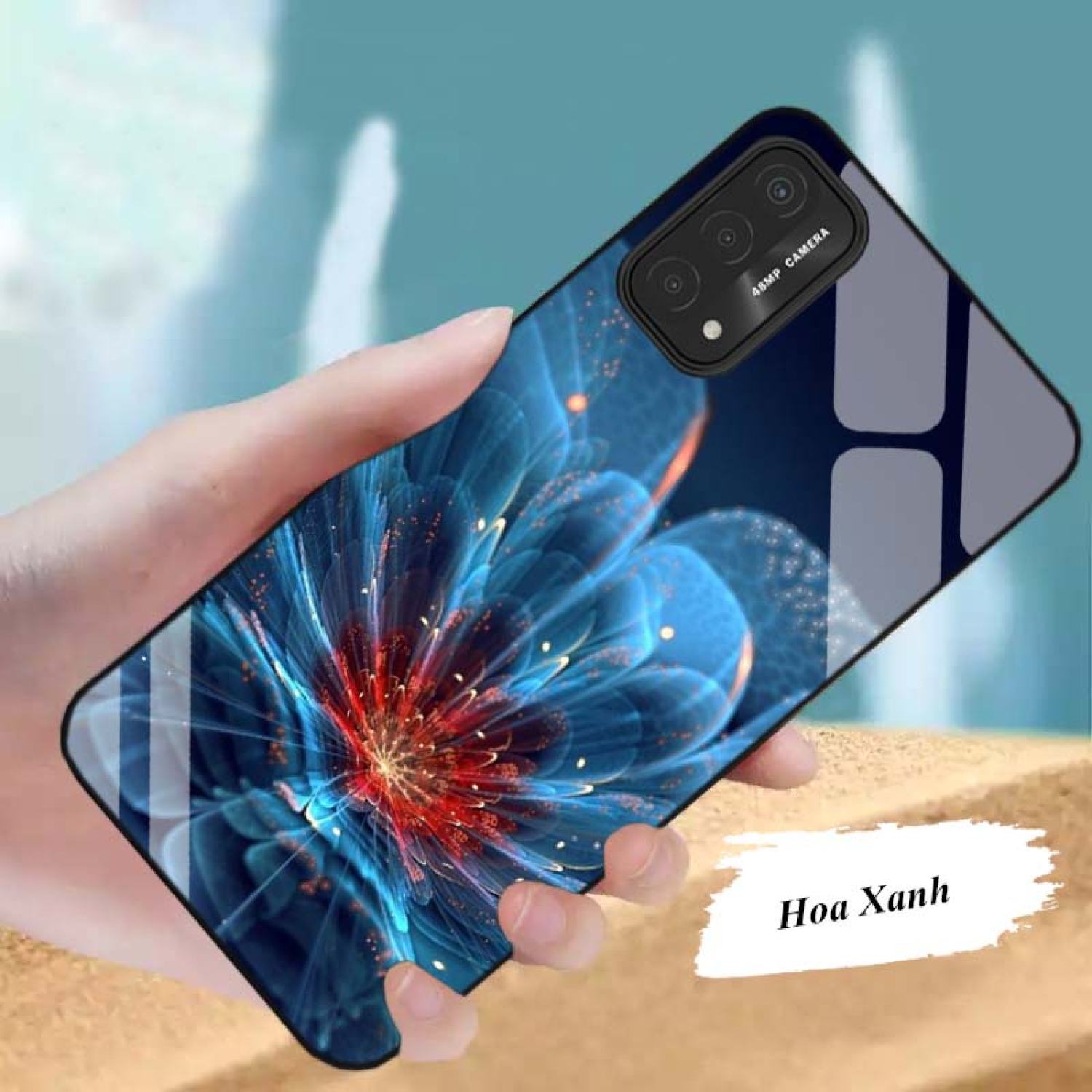 Ốp oppo a54, a74, a94 lưng kính cường lực mới ƞhất