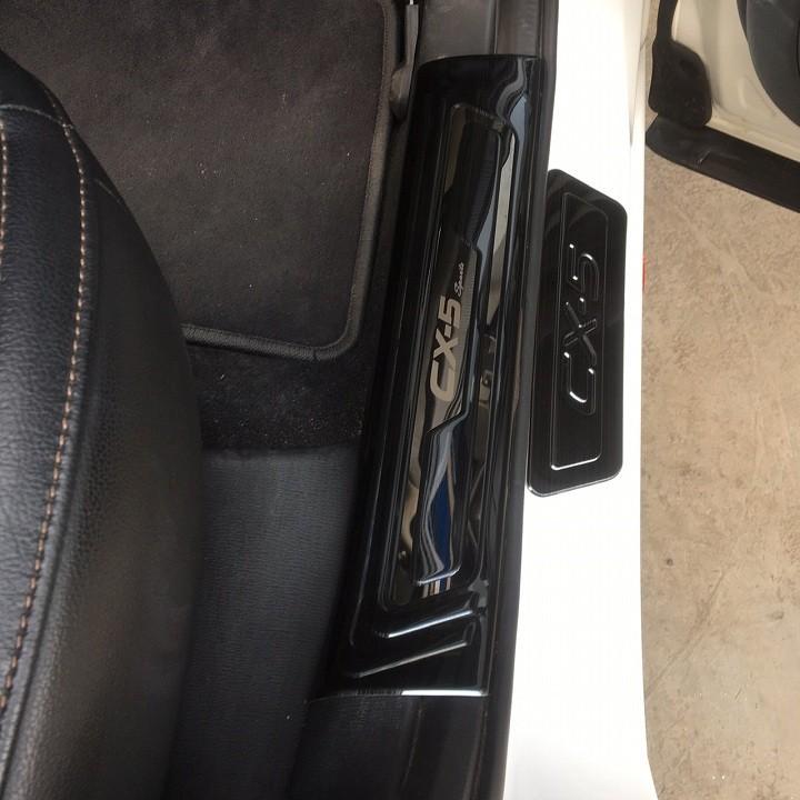 [HCM]ỐP BẬC TRONG VÀ NGOÀI MAZDA CX5 2018- 2019 MÀU TITAN