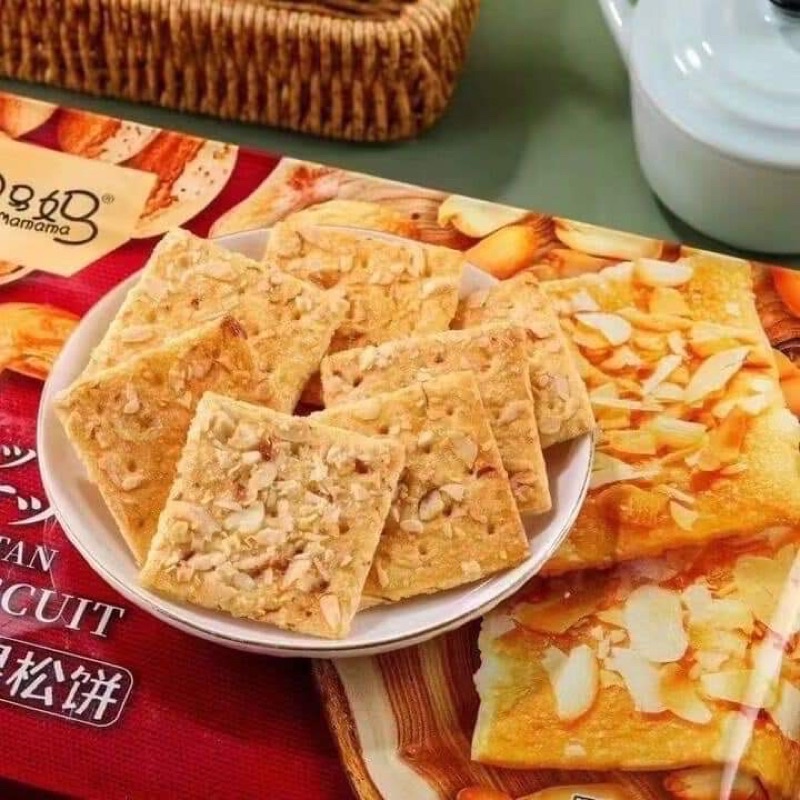 BÁNH NƯỚNG HẠNH NHÂN MAMA 256G