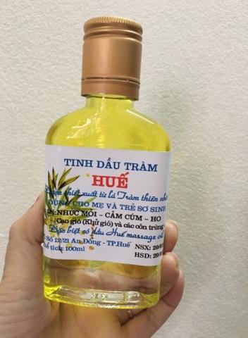 5 chai tinh dầu tram huế nguyên chất 100ml