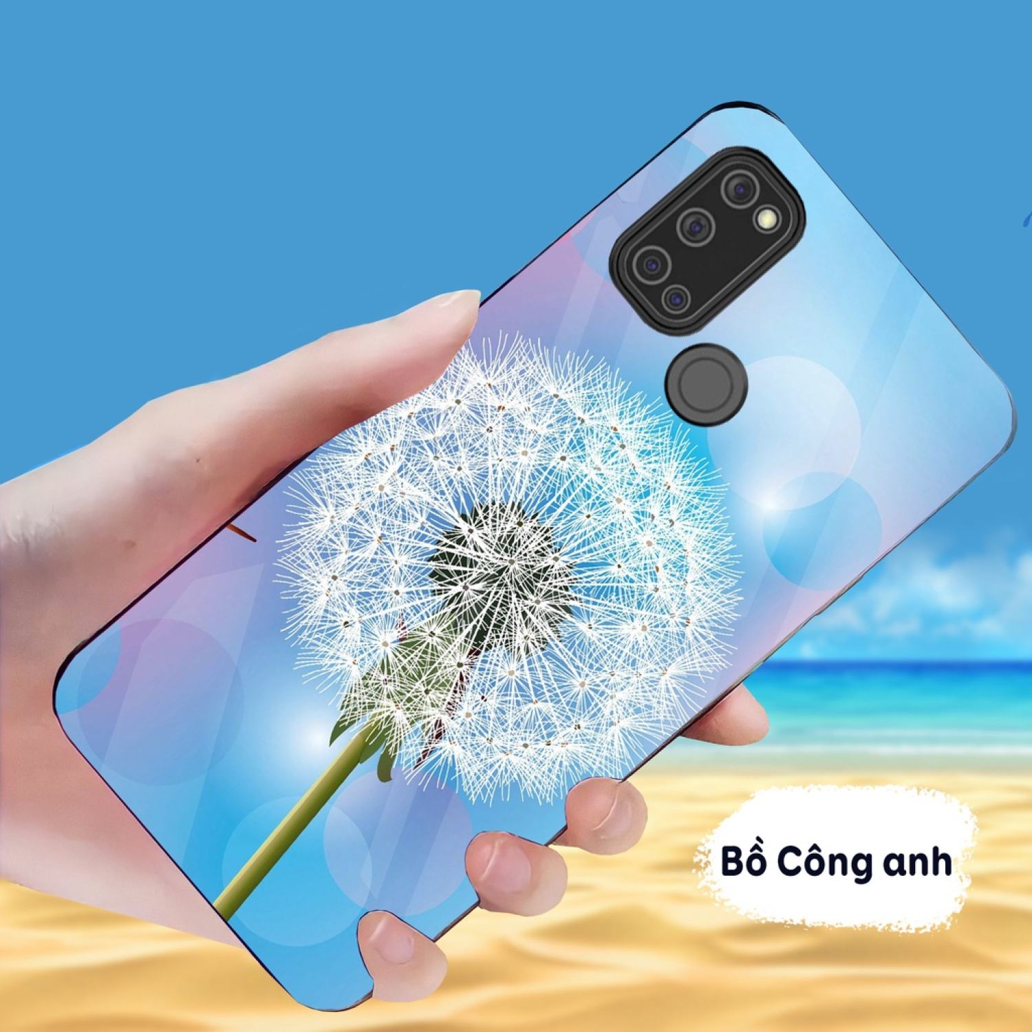 Ốp Lưng Realme 7i, Realme C17 Mặt kính cường lực sáng bóng, cao cấp