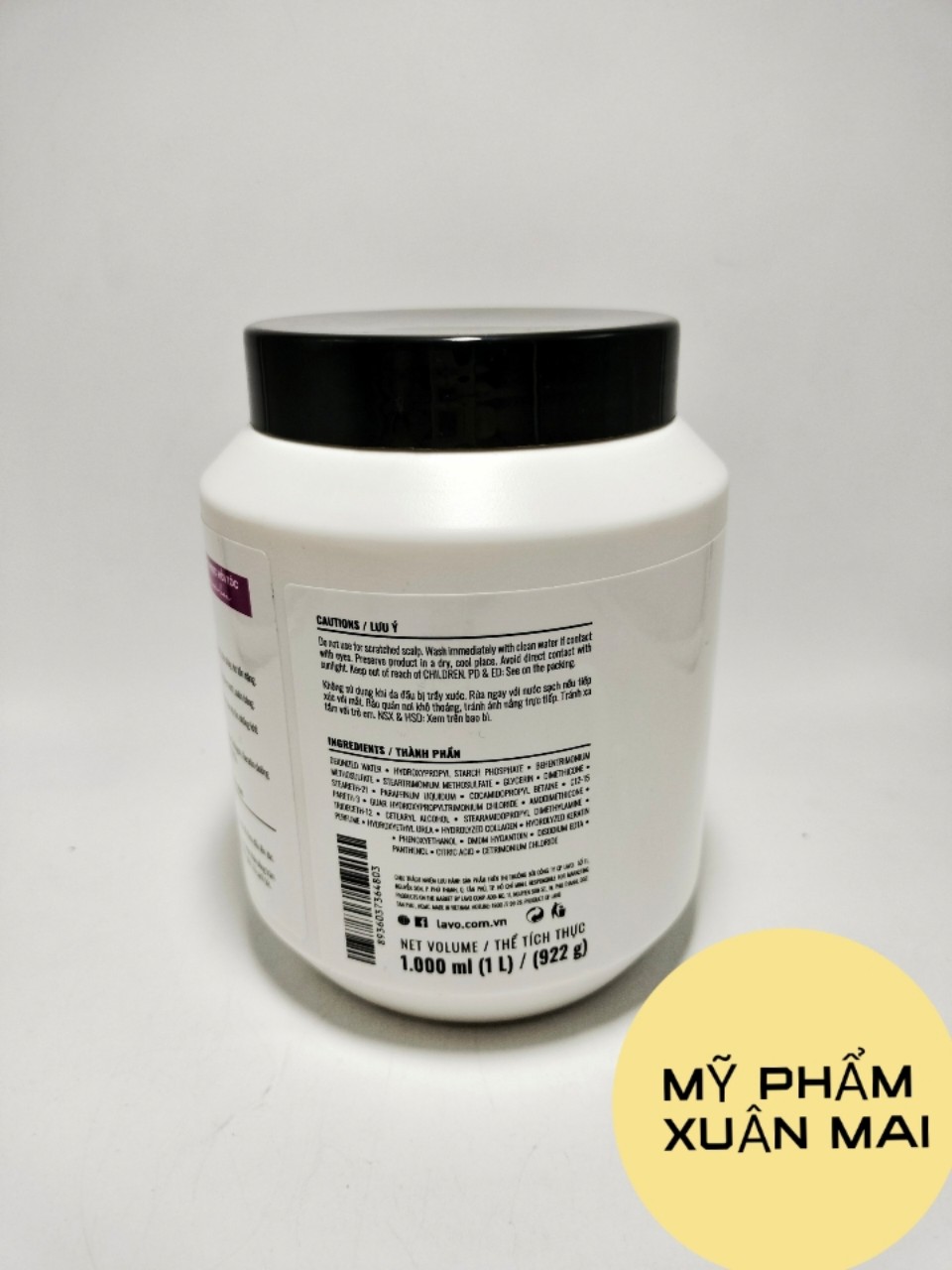 Lavox Collagen Hair Steaming, Oiling, and Conditioning Cream Jar