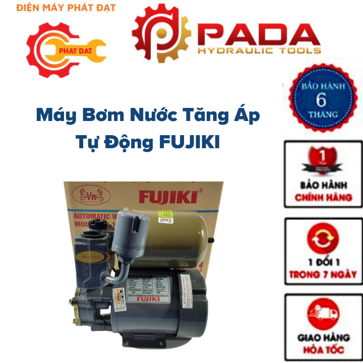 Máy bơm nước tăng áp tự động fujiki-bảo hành 12 tháng