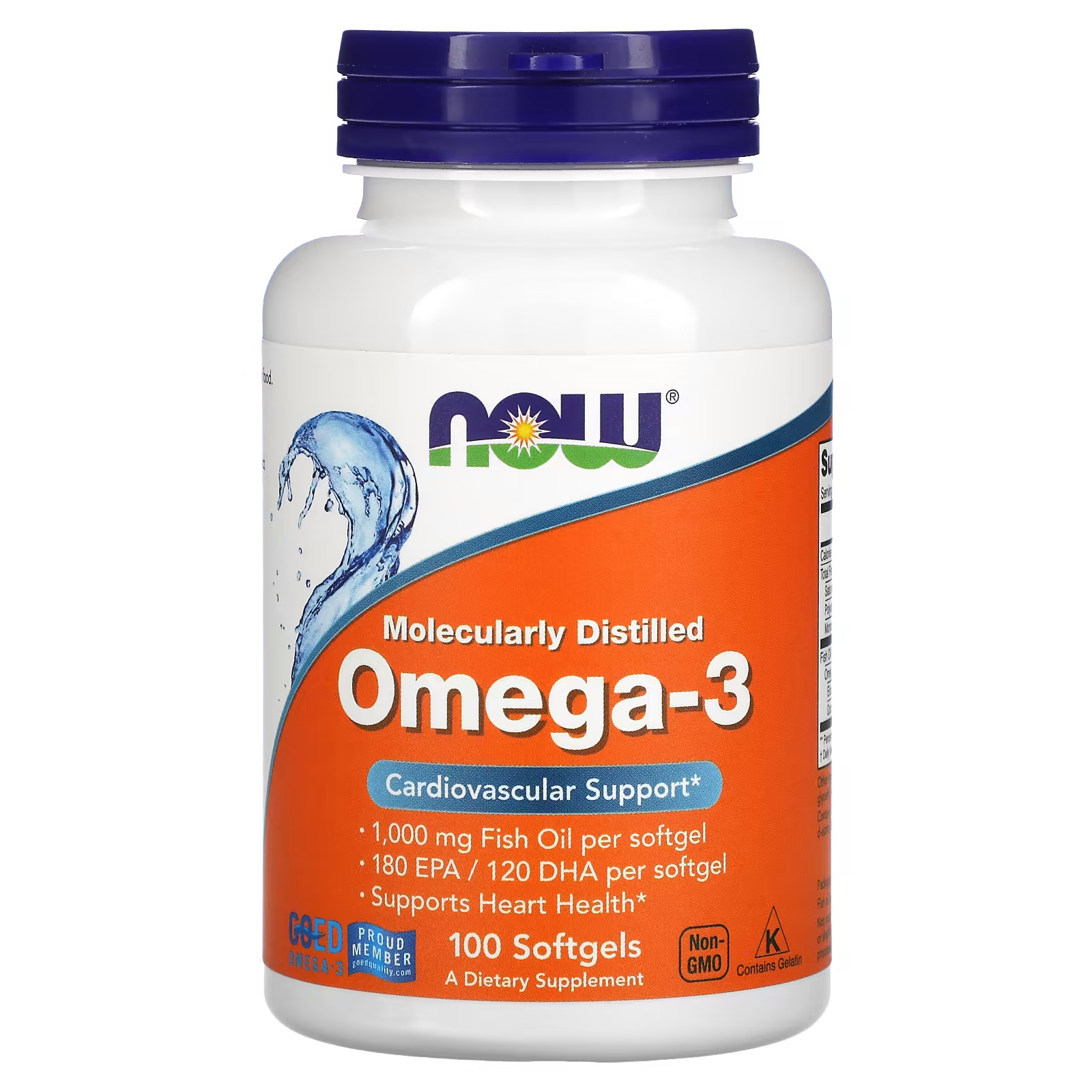 Thực Phẩm Bổ Sung Dầu Cá Now Omega 3 200 Viên
