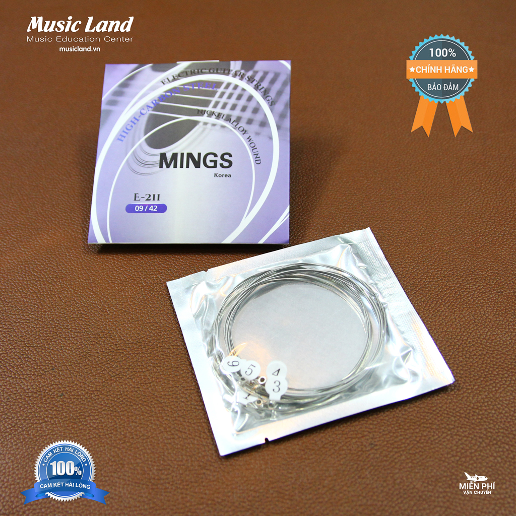 Dây Đàn Guitar Điện Mings E-211 - Chính hãng