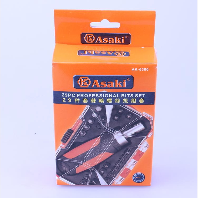 Bộ Mũi VítTay Vặn 2 Chiều Asaki AK-6360